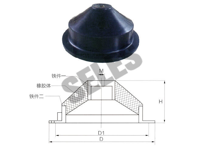 JG型橡膠減振器